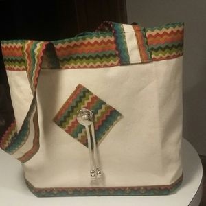 Ladies "WHATEVER" Hand Bag.  Southwestern.
